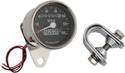 Drag Specialties Mini Speedometer Gauge Mechanical Multi-Function