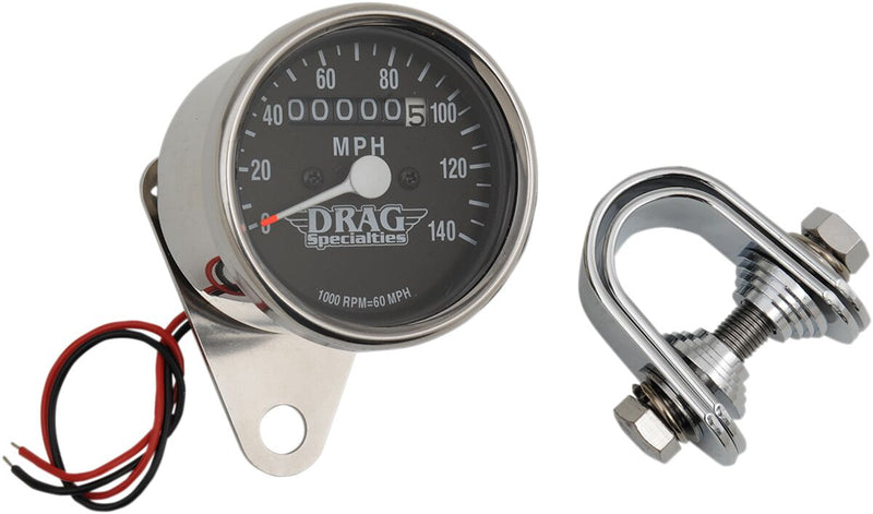 Drag Specialties Mini Speedometer Gauge Mechanical Multi-Function - 21-6804DS1-BX15