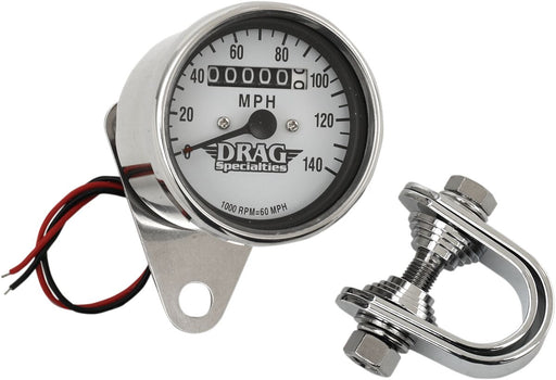 Drag Specialties Mini Speedometer Gauge Mechanical Multi-Function