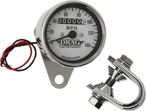 Drag Specialties Mini Speedometer Gauge Mechanical Multi-Function