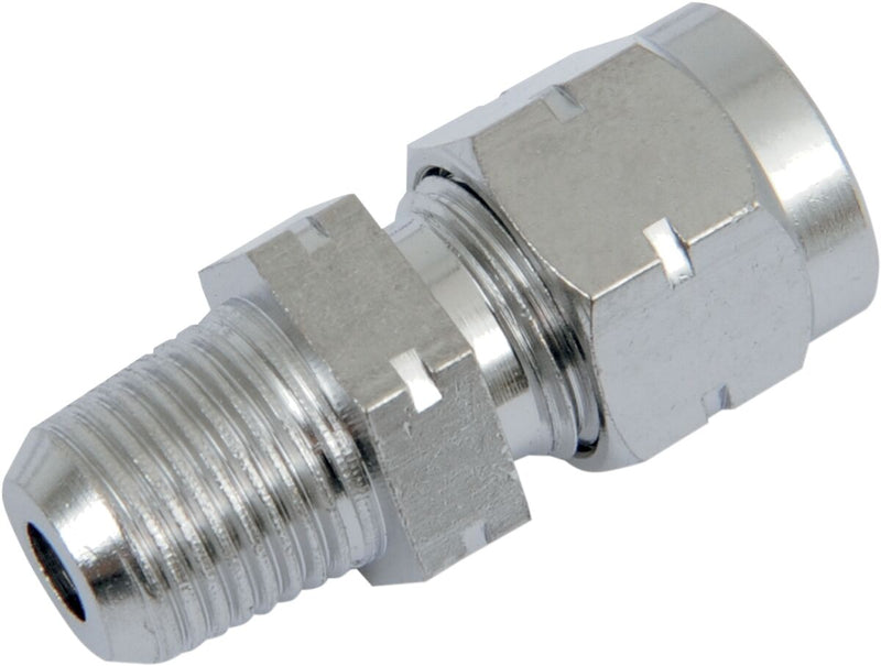 Drag Specialties Oil Line Tube Fitting for Various Various Harley-Davidson Motorcycles (See Fitment List) - 71048E