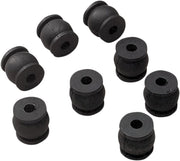 Drag Specialties Floorboard Isolation Dampers Black Rubber 8 Pack