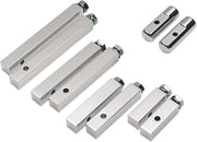 Drag Specialties 5/8" Square Foot Peg Mounting Blocks Chrome Silver 16 mm (5/8") Aluminium Pair - 17-0464SC2