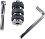 Drag Specialties Soft-Ride Shifter Peg Shift Peg Black Chrome Silver Standard Billet Aluminium Rubber