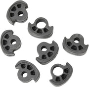 Drag Specialties Soft-Ride Replacement Rubber Insert Black Small Foot Peg 8 Pack