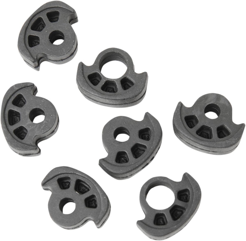 Drag Specialties Soft-Ride Replacement Rubber Insert Black Small Foot Peg 8 Pack - 361157