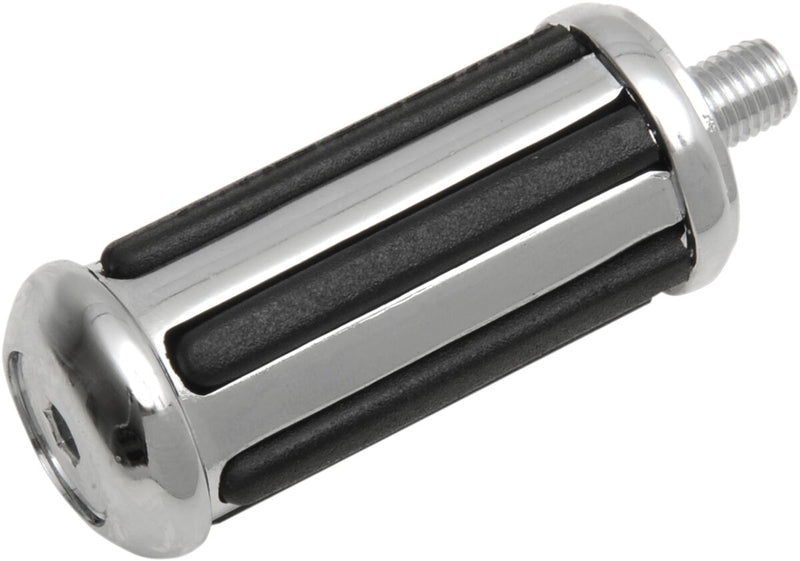 Drag Specialties "Rail" Foot and Shifter Pegs Shift Peg Black Chrome Silver Aluminium Carbon-Steel