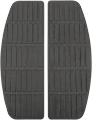 Drag Specialties Damper Floorboard Replacement Rubber Black Insert Pair - 17-0414R-PBLAB2