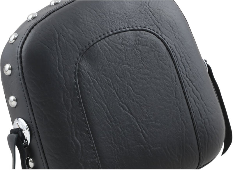 Mustang Bracket-Style Sissy Bar Pad Backrest Pad Black Vinyl - 79050