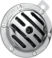 Drag Specialties Chrome Horn Black Slotted Electric Each