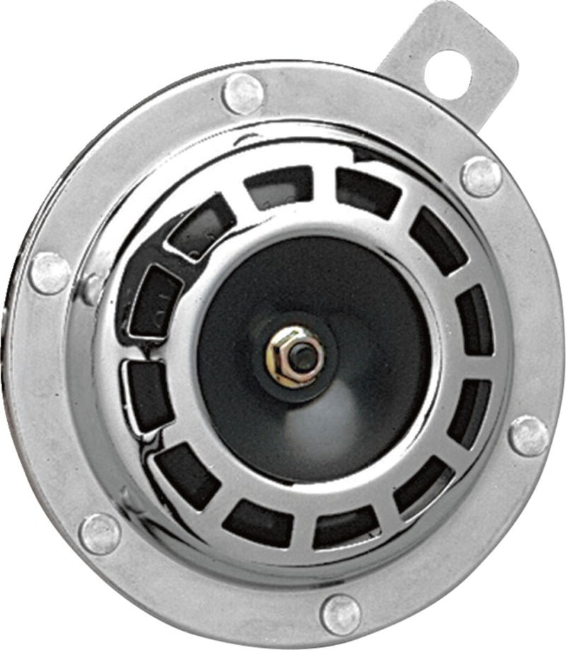 Drag Specialties Chrome Horn Black Mag Electric