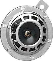 Drag Specialties Chrome Horn Black Mag Electric - 75596