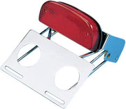 Drag Specialties Custom Taillight and Chrome Bracket Assembly Rear - 12-0050K-BX-LB2