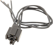 Drag Specialties Relay Socket Assembly Wiring Connector Black - MC-DRAG041