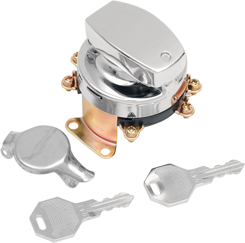 Drag Specialties Ignition Switch for Fat Bob Dash Chrome - 272098-BC118