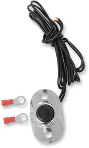 Drag Specialties Starter/Horn Switch Black Chrome - 370008