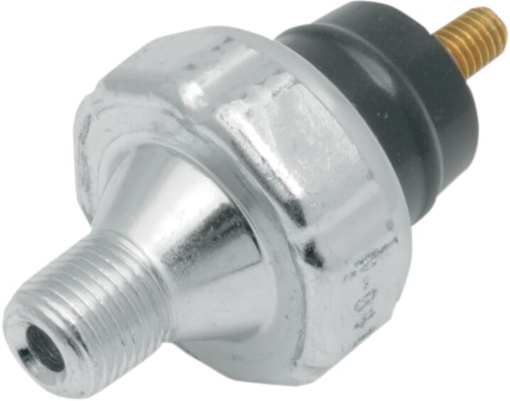 Drag Specialties Oil Pressure Switch Silver Brass Plastic - MC-DRAG014-BX7