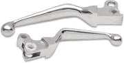 Drag Specialties Wide Blade Lever Set Chrome Silver Standard Brake Clutch Aluminium Pair