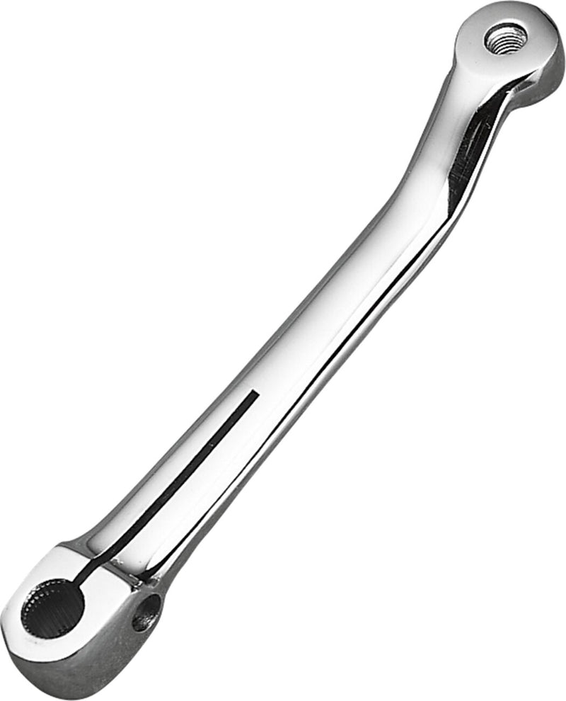 Drag Specialties Shift Lever Chrome Silver Fine Splines Toe Steel - 292105-BC402