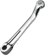 Drag Specialties Shift Lever Chrome Silver Fine Splines Toe Steel Each