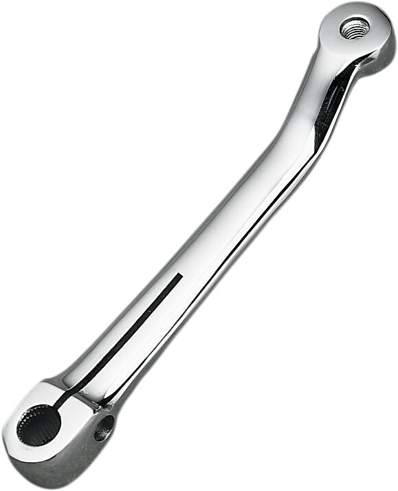 Drag Specialties Shift Lever Chrome Silver Fine Splines Toe Steel Each
