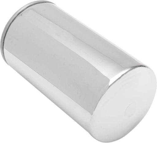 Drag Specialties Spin-On Oil Filter Chrome Silver Standard