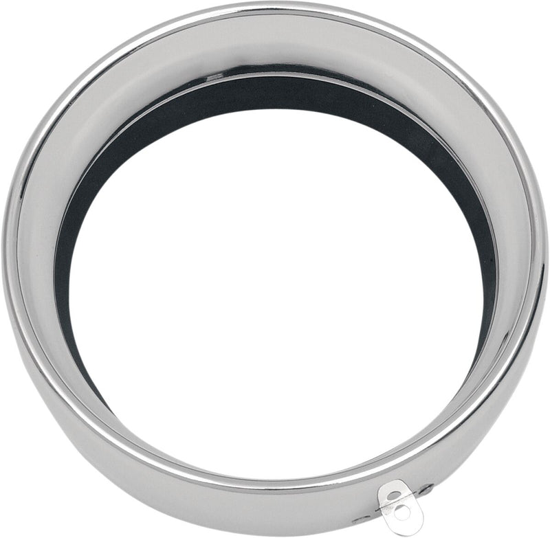 Drag Specialties Extended Headlight Trim Rings Front - 160341-BXLB1