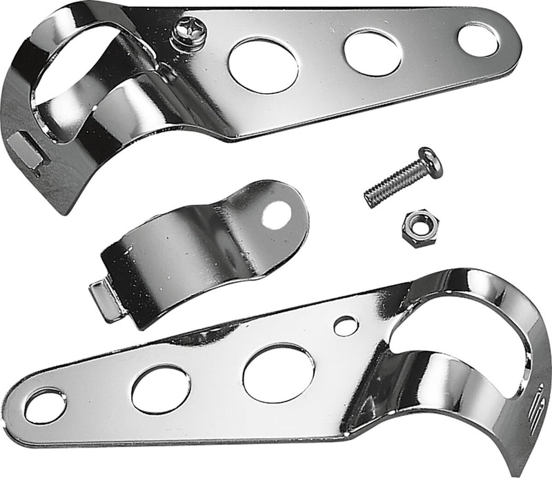 Drag Specialties Side-Mount Headlight Brackets Pair - 62101