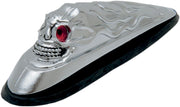 Drag Specialties Skull Head Front Fender Ornament Accent Light - 91-6623R