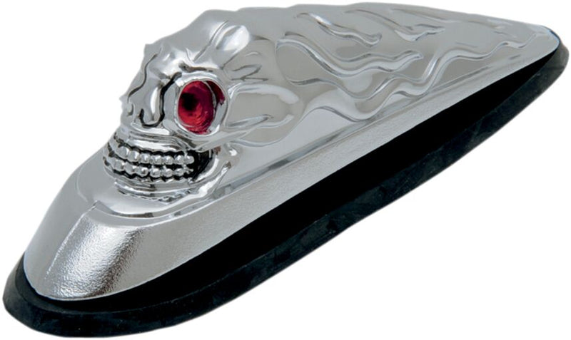 Drag Specialties Skull Head Front Fender Ornament Accent Light - 91-6623R