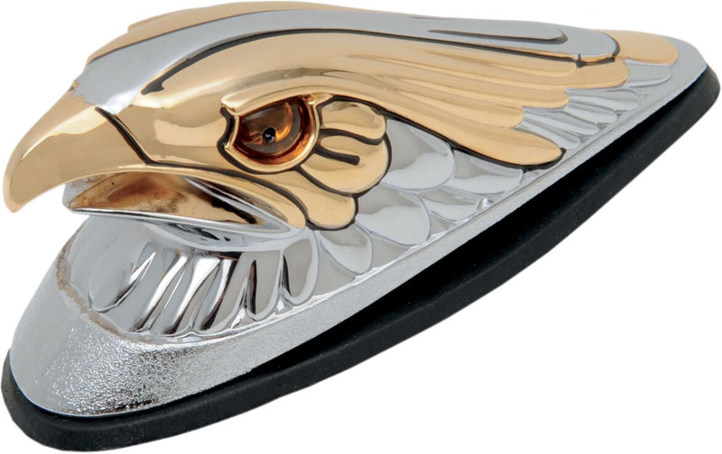Drag Specialties Eagle Head Front Fender Ornament Accent Light - 72923