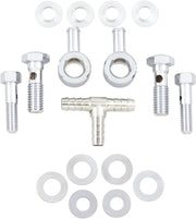 Drag Specialties Air Cleaner Breather Kit Chrome Silver - 120090-BC105