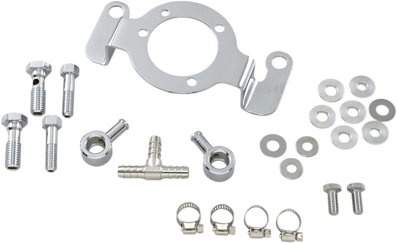 Drag Specialties Support Bracket Kit Chrome Silver - 120049-BC315