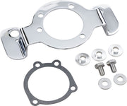 Drag Specialties Air Cleaner Support Bracket Kit Chrome Grey