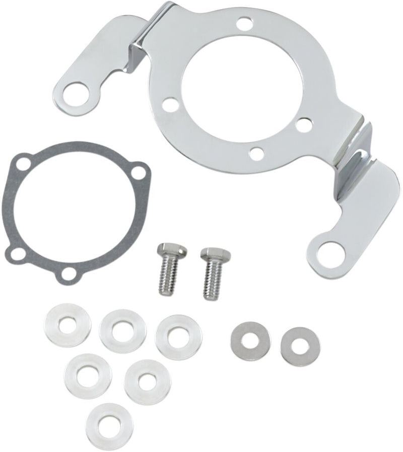Drag Specialties Air Cleaner Support Bracket Kit Chrome Grey - 120089