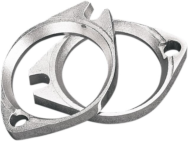 Drag Specialties Chrome Intake Manifold Flange Silver Pair