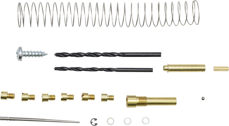 Dynojet-Harley Recalibration Jet Kit for 1986-2003 Harley-Davidson Recalibration Kit Black Gold Brass - 8105