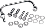 Drag Specialties Crankcase Breather Kit Chrome Silver Aluminium