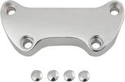 Drag Specialties Handlebar Clamp Chrome Silver Smooth Aluminium - 03-0107NU-BC213