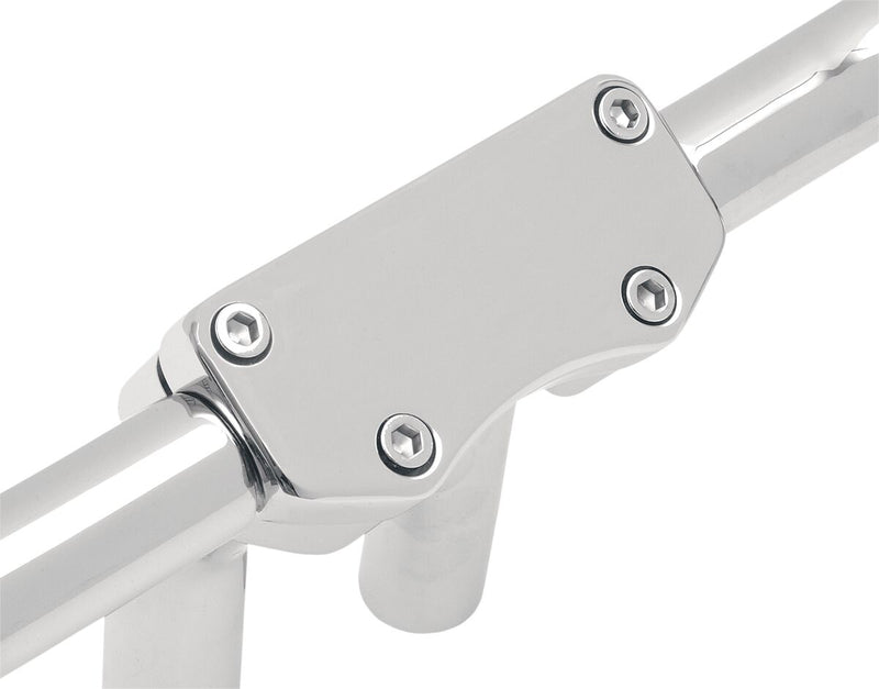 Drag Specialties Buffalo Handlebar Clamp Chrome Silver Smooth Aluminium - 290651