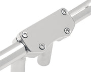 Drag Specialties Buffalo Handlebar Clamp Chrome Silver Smooth Aluminium Each