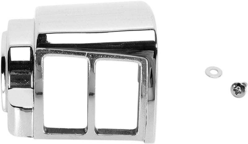 Drag Specialties Handlebar Switch Housing Kit Chrome Silver Left Upper Aluminium Each