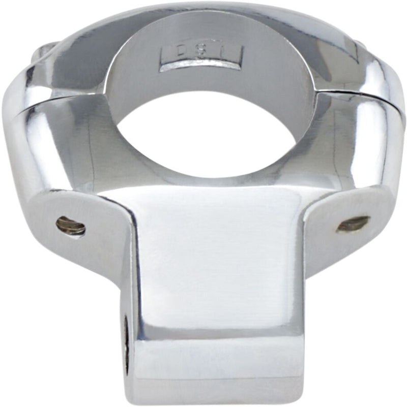 Drag Specialties Miller's Mirror Clamp Chrome Silver Two-Piece Left Right - 302020-BC105