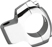 Drag Specialties Miller's Mirror Clamp Chrome Silver Two-Piece Left Right Each