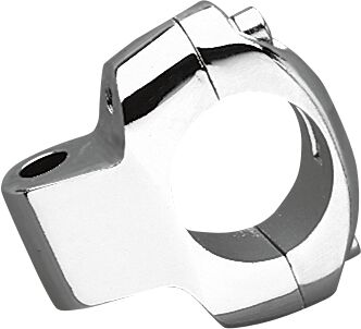 Drag Specialties Miller's Mirror Clamp Chrome Silver Two-Piece Left Right Each