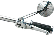 Drag Specialties Round Series Mirror Chrome Silver Left Right Side View Steel - 302156-BC4-LB16