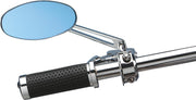 Drag Specialties Stealth II Mirror Chrome Silver Left Right Side View Steel Each