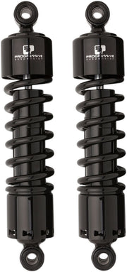 Progressive Suspension 412 Series Shocks 412 Series without Covers Shock Absorber Black Rear Coilover Monotube Steel Pair