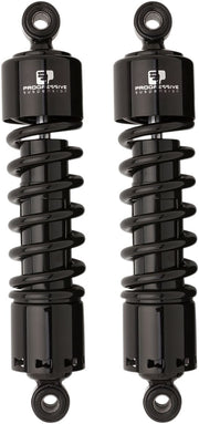 Progressive Suspension 412 Series Shocks 412 Series without Covers Shock Absorber Black Rear Coilover Monotube Steel Pair