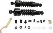 Progressive Suspension 412 Series Shocks 412 Series without Covers Shock Absorber Black Rear Coilover Monotube Steel Pair